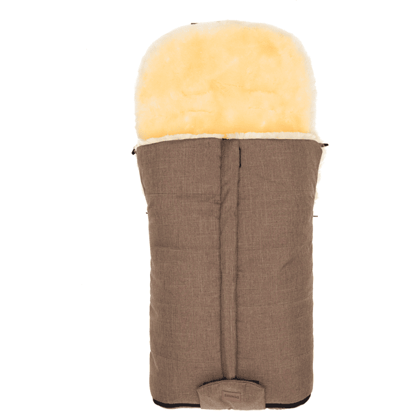  fillikid  Winter Footmuff Jarvis lammskinn brun melange