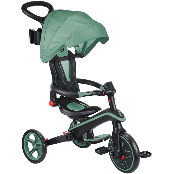 GLOBBER Rowerek trójkołowy EXPLORER TRIKE FOLDABLE 4w1 oliwkowy