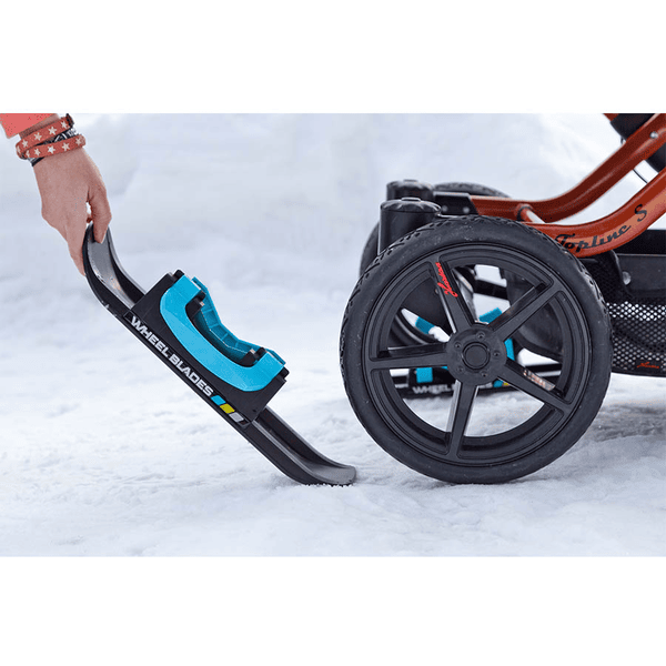Wheelblades Ski pour poussette double XL noir/bleu