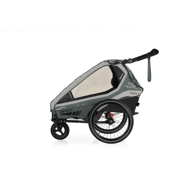 Qeridoo® Habillage pluie pour remorque de vélo enfant Kidgoo 2