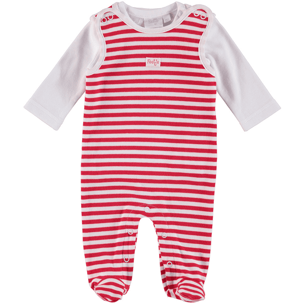 FEETJE Baby Stramplerset Ringel rot