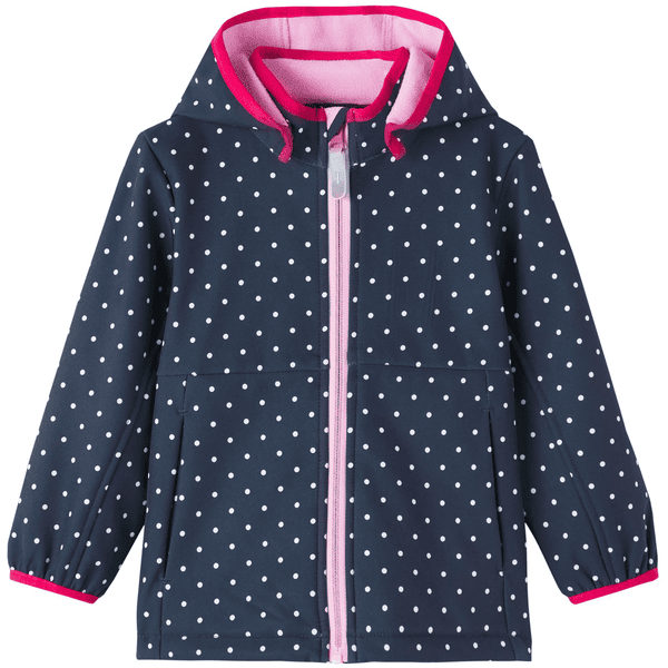 name it Softshell jakke Nmfmalta Dot Dark Sapphire