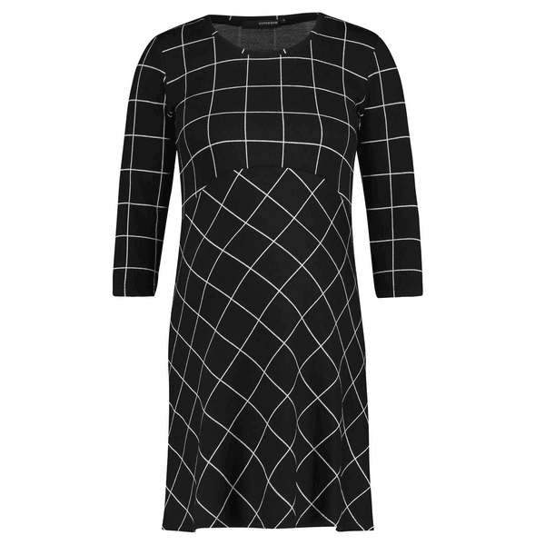 SUPERMOM Sukienka ciążowa Easy Grid Black