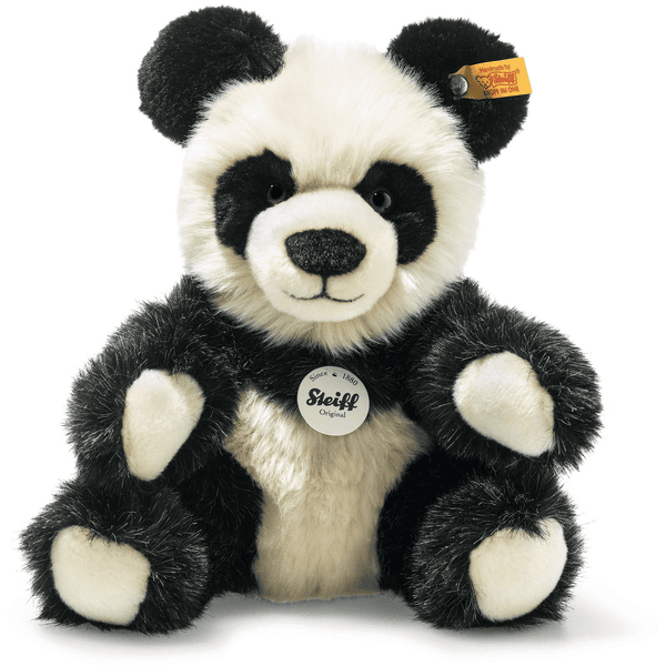 Steiff Manschli Panda, zwart/wit