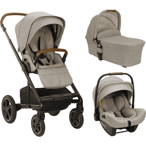 Nuna Kinderwagen MIXX next incl. Reiswieg en Autostoel PIPA next i-Size Hazelwood