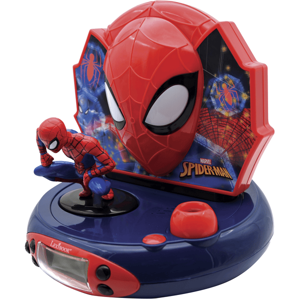 LEXIBOOK Spider-Man 3D projectie wekker met geluiden