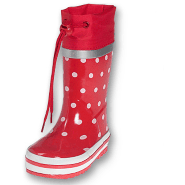 Playshoes Bottes enfant caoutchouc Points rouge