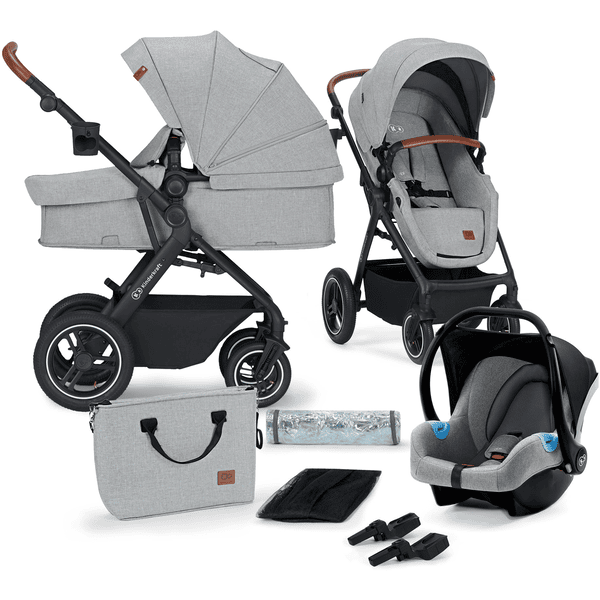 Kinderkraft Kinderwagen 3 in 1 B-TOUR light grijs |