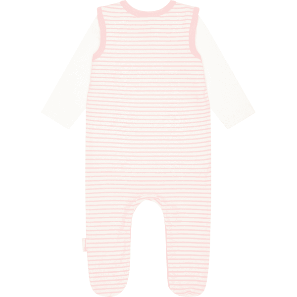 Steiff Set tutina + maglietta a maniche lunghe GOTS - Rosa