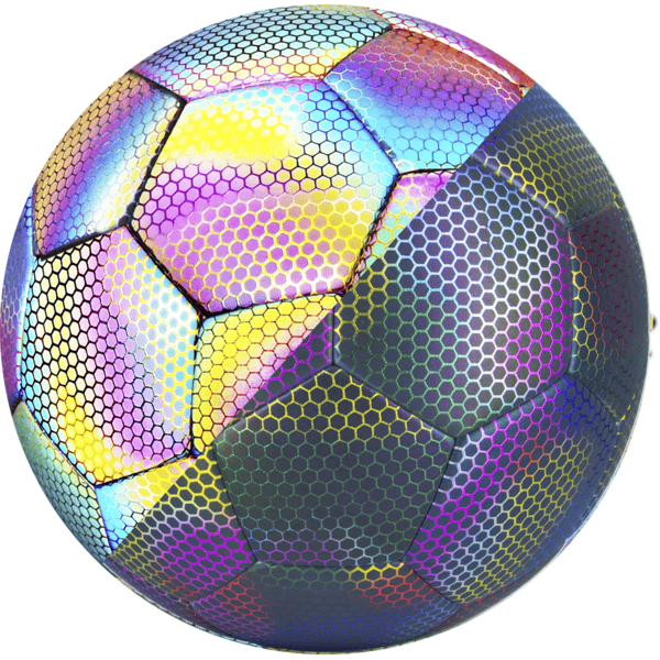 Racetex Ballon de football lumineux – Ballon de football LED étanche avec  de nombreux accessoires – Ballon de