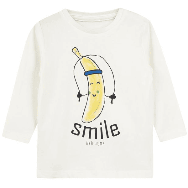 name it Boys Maglia a maniche lunghe Demal bianco neve