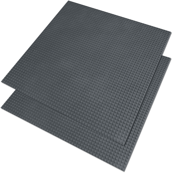 Katara Set 2 Tablero de construcción 40x40cm / 50x50 pines gris oscuro