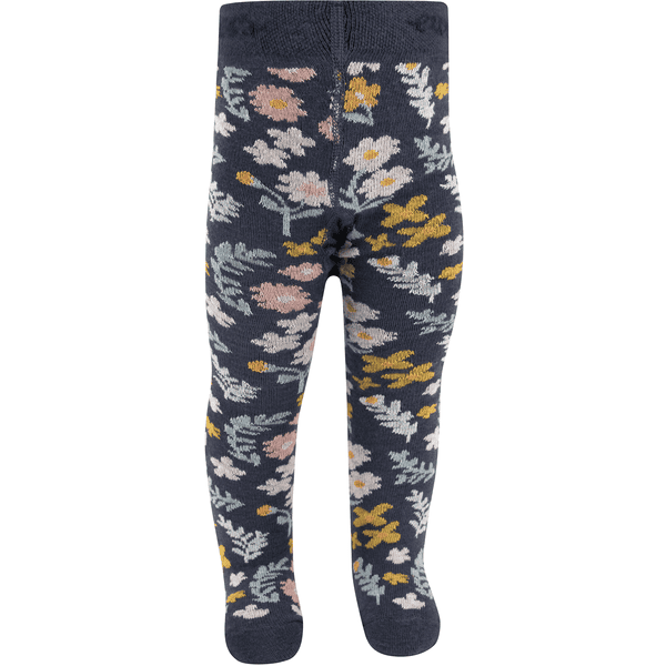 Ewers Babystrumpfhose Blumen allover tinte