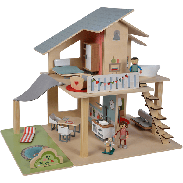 Eichhorn Maison de poupées avec meubles bois