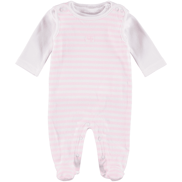 FEETJE Baby romper sæt striber pink