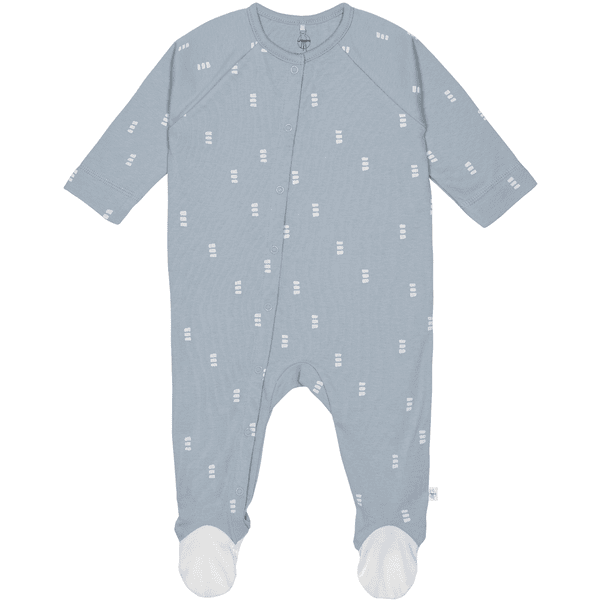 LÄSSIG Babypyjamas med fødder Blocks lyseblå