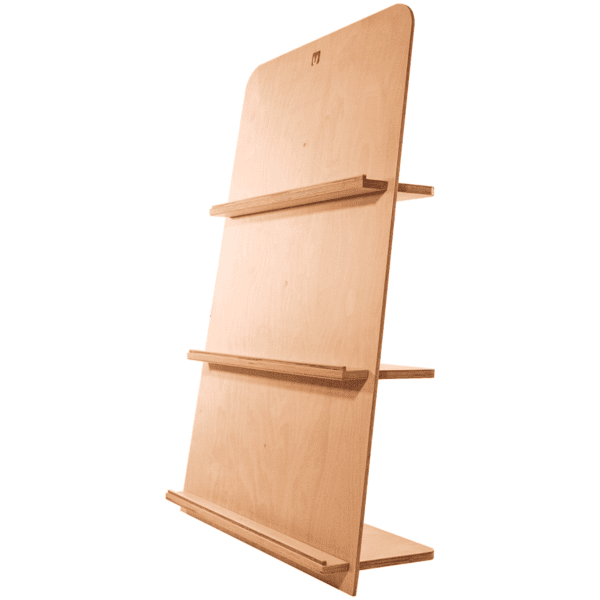 Bianconiglio Kids® Bibliothèque enfant BUK 100 Montessori bois naturel laqué