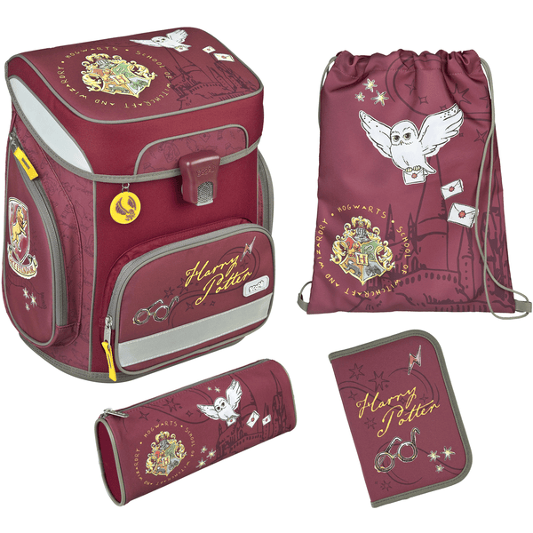 Scooli Cartable d'école enfant Easyfit Harry Potter, 5 pièces