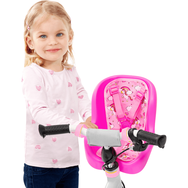 Protège selle de vélo enfant - Happy Rider - Licorne Rose - Pylones