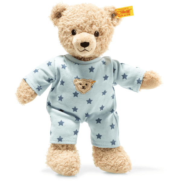 Steiff Teddy and Me Teddy Bear Boy Baby med pyjamas, 25cm