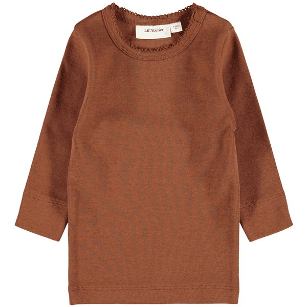 Lil'Atelier Langarmshirt Nbfgaya Tortoise Shell