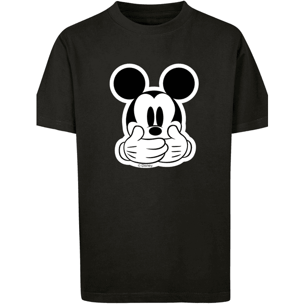 Micky Maus schwarz Disney Don\'t T-Shirt Speak F4NT4STIC