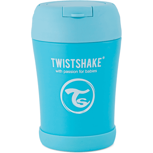TWIST SHAKE  Recipiente térmico de 350 ml en azul pastel