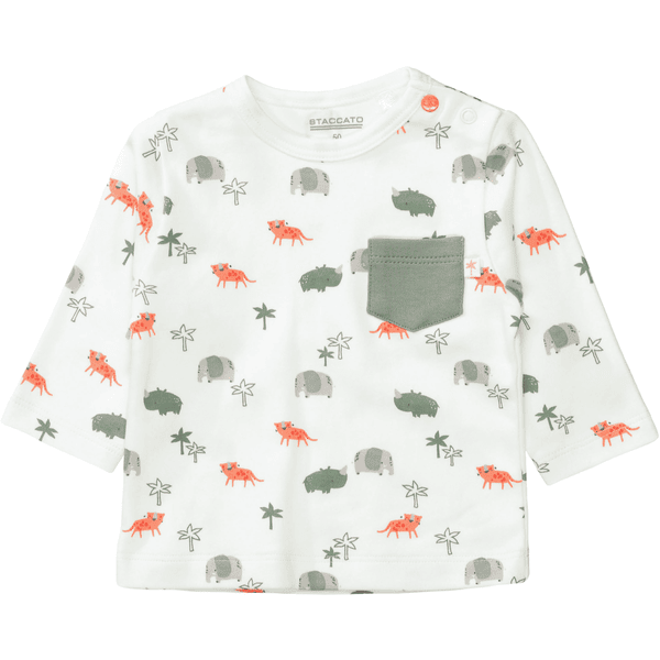 STACCATO Shirt rhino gemustert 