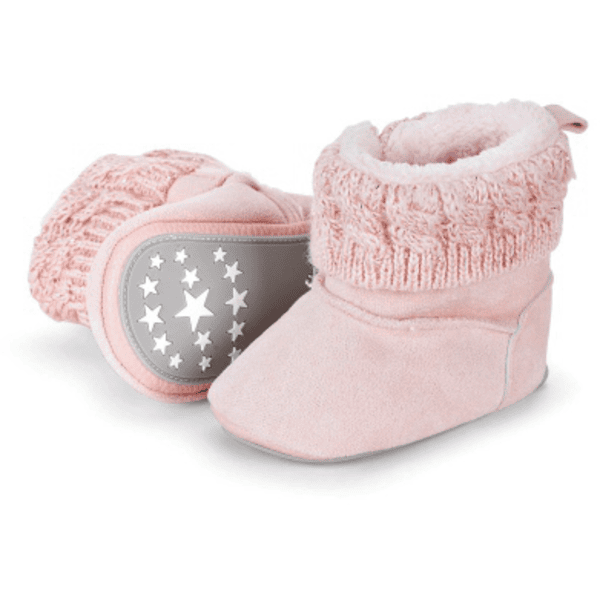 Sterntaler Baby Laarsjes Gebreide Manchet Roze 