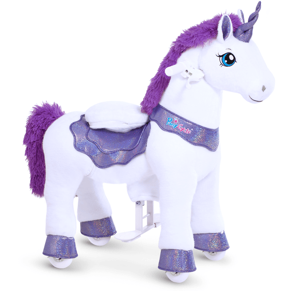 PonyCycle ® Unicornio de juguete con ruedas purple pequeño