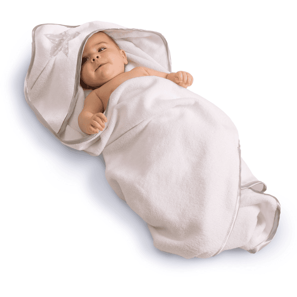babybay Asciugamano per neonato, stella grigio perla 