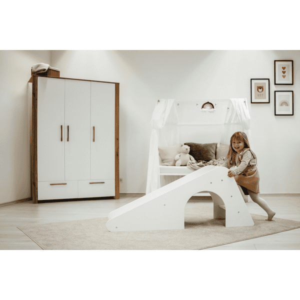 kindsgard Scivolo per bambini klatreglidda, bianco 