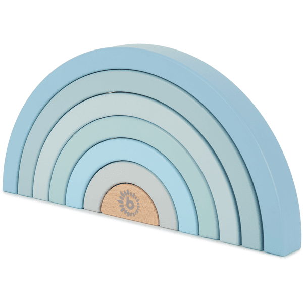 bieco Arcobaleno di legno per impilare il blu HF7266