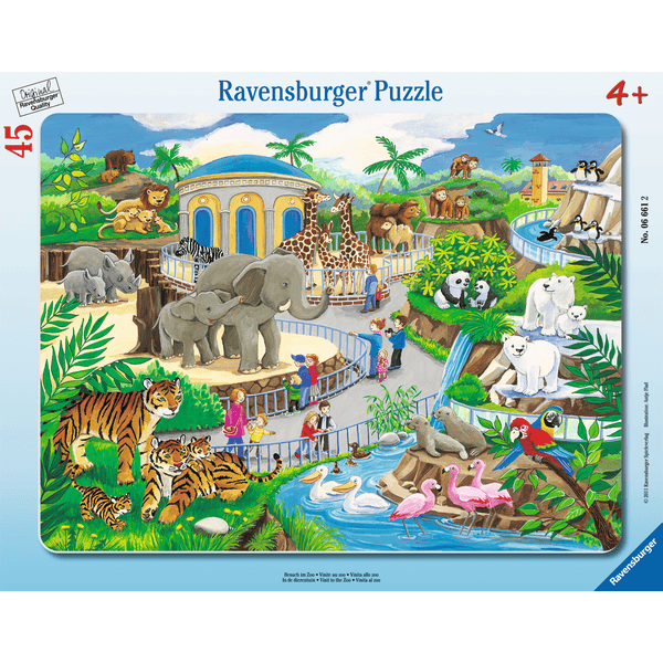 RAVENSBURGER Puzzel - Dierentuin, stukjes |