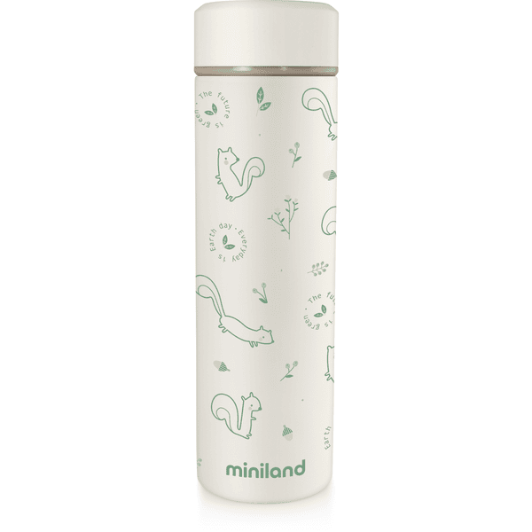 miniland natur Isolierflasche beige/grün 450 ml