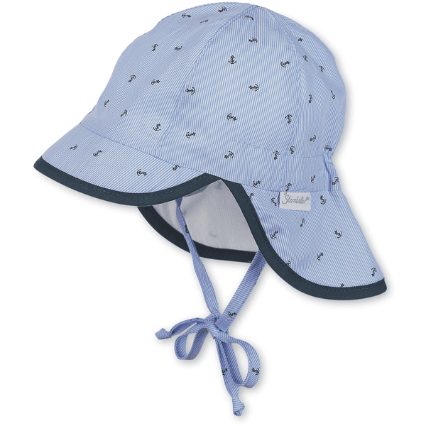 Sterntaler Drenge S child cap neck protection sky