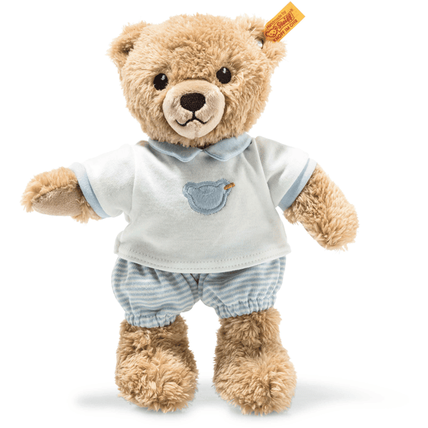 STEIFF Sov-godt-bjørn, 25 cm, blå