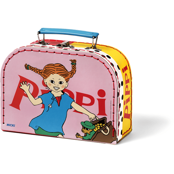 Pippi Langstrumpf Pippi matkalaukku, 20 cm, vaaleanpunainen