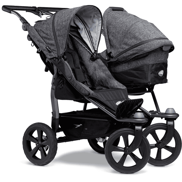 tfk Poussette double côte à côte Duo Ecco Premium anthracite