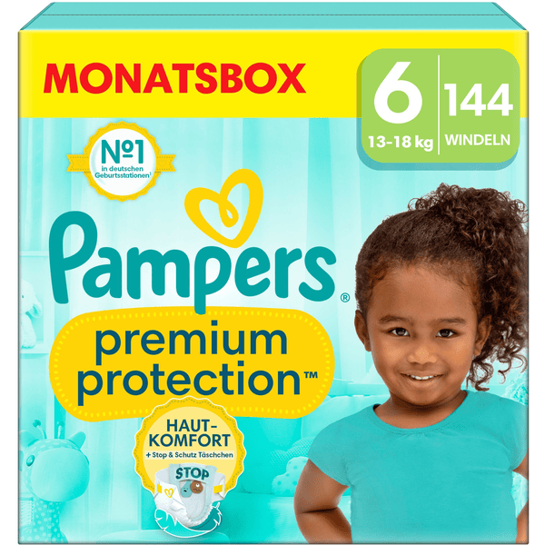 Pampers Premium Protection , rozmiar 6 Extra Large, 13kg+, 144 pieluszki