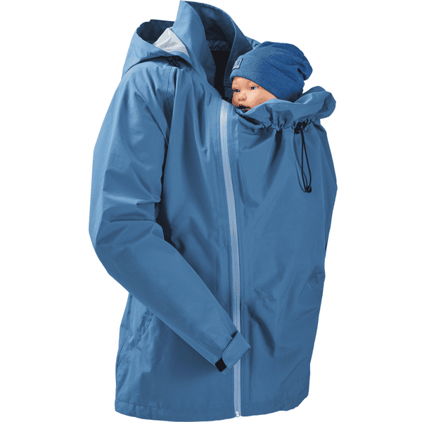 mamalila Anorak de grossesse imperm able vintage blue roseoubleu