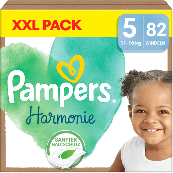 Pampers Junior Harmonie blöjor storlek 5 , 11+ kg, XXL-förpackning (1x 82 blöjor