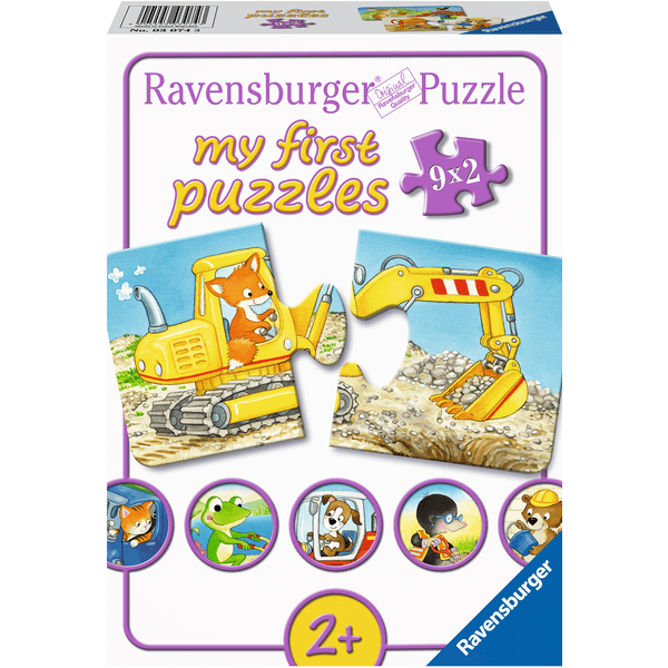 Ravensburger Puzzle - Zvířecí staveniště            
