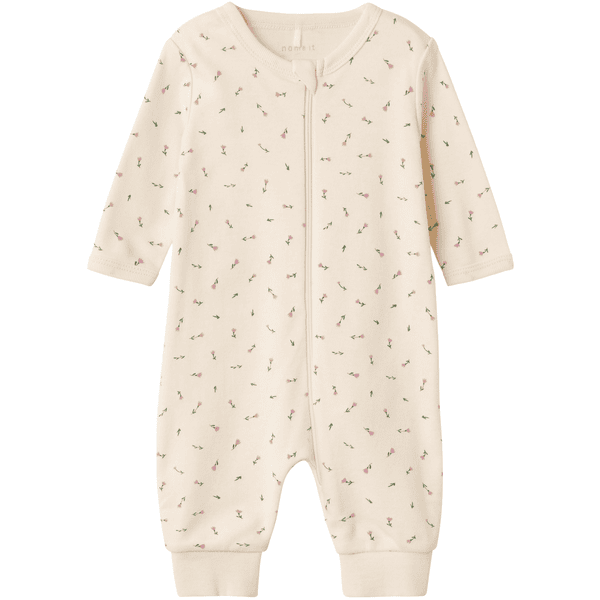 name it Combinaison pyjama bébé Floral Buttercream