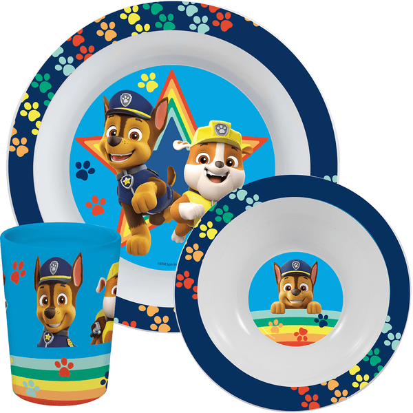 p:os Frühstücksset Paw Patrol, Boy, 3tlg