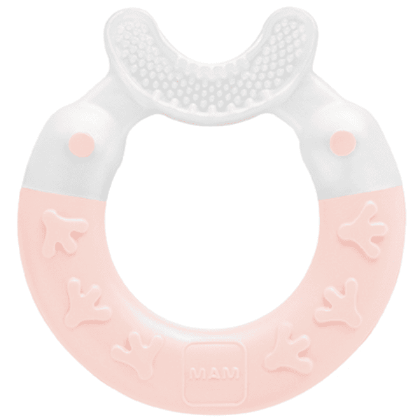 MAM Anneau de dentition Bite & Brush 3 mois+ rose