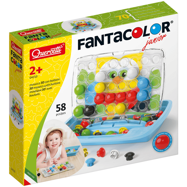 Quercetti Mosaico a matita Fanta Color Junior (58 pezzi): Gufo