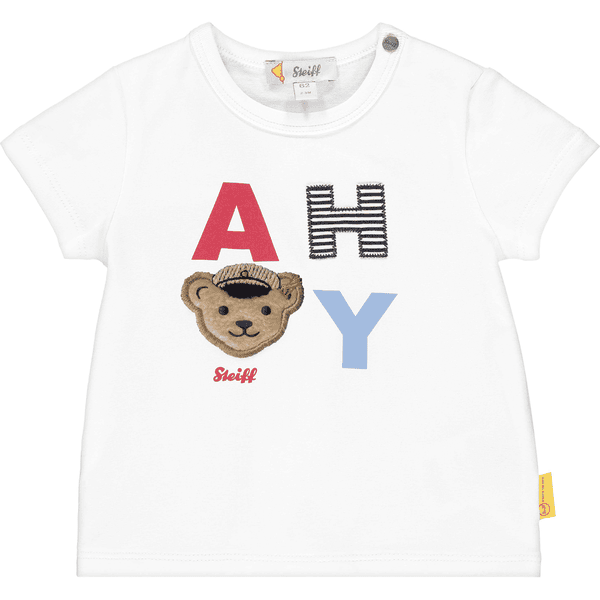 Steiff T-Shirt, bright white Ahoy