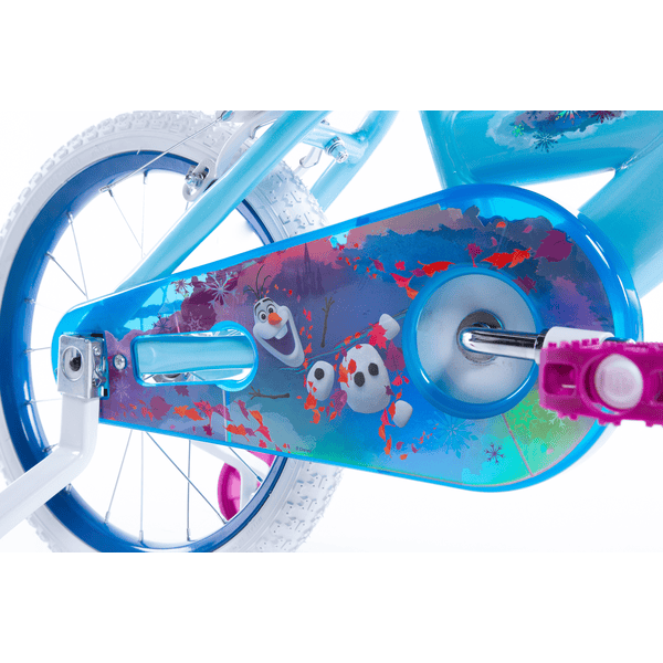 Huffy Bicicleta para niños Disney Frozen 16 EZ- Build Blue con ruedines 