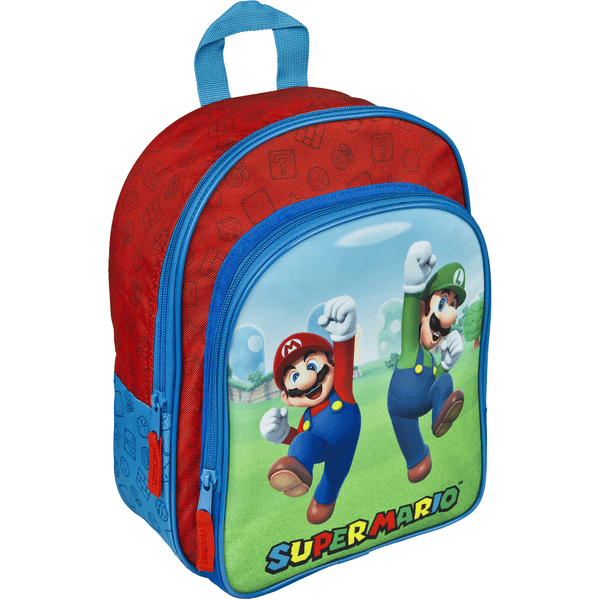 Undercover Super Mario -reppu, jossa on etutasku